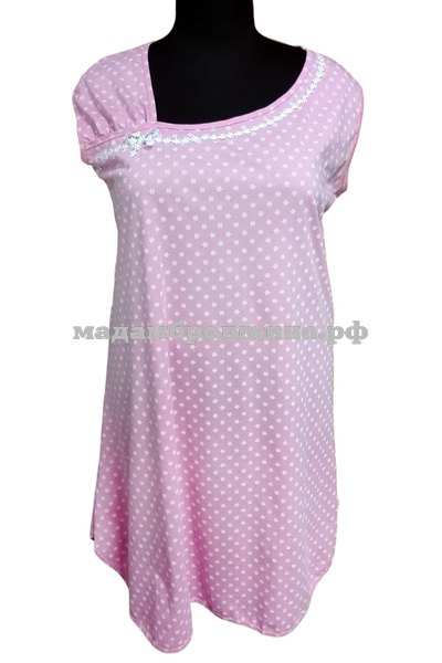 Сорочка ночная Майя (фото, розовый)